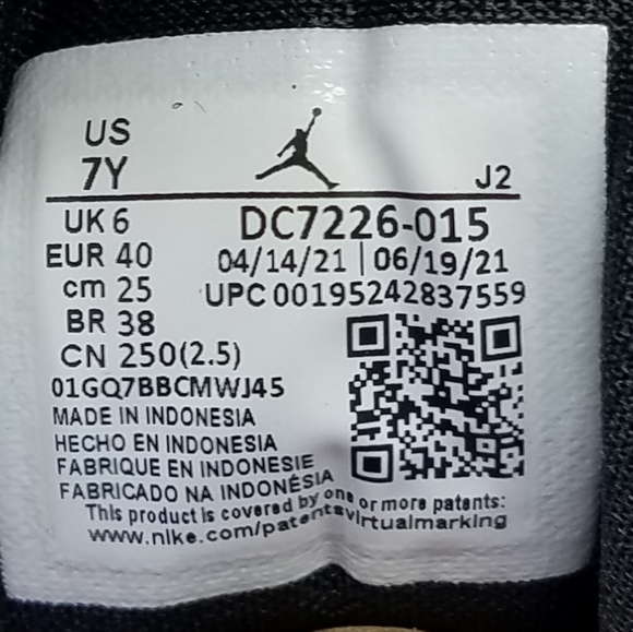 Jordan 1 Mid SE 'Houndstooth' (GS) DC7226-015 - Picture 10 of 10